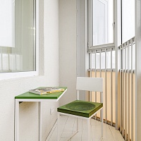 приставной столик <стройняшка> фанера винтажный зеленый от ARCHPOLE в Москве